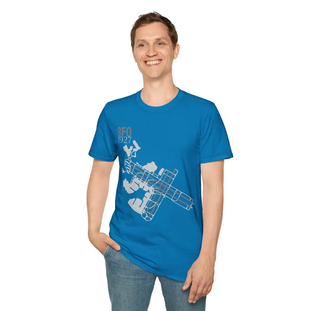SFO San Francisco International - 1927 - Tee - T-Shirt - Gifts for pilots - Aviation apparel