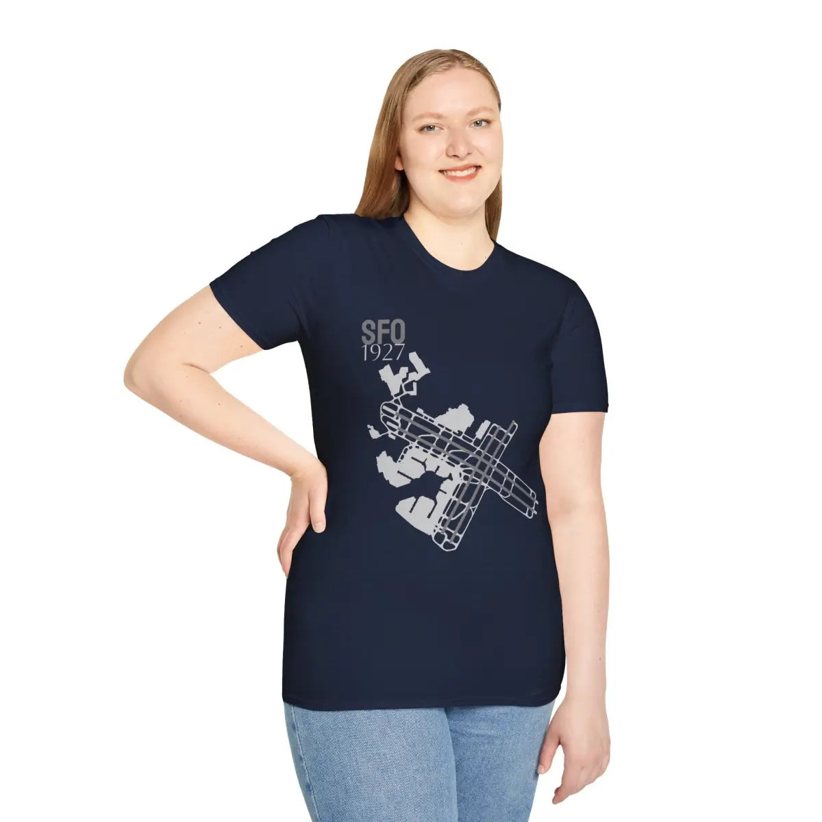 SFO San Francisco International - 1927 - Tee - T-Shirt - Gifts for pilots - Aviation apparel