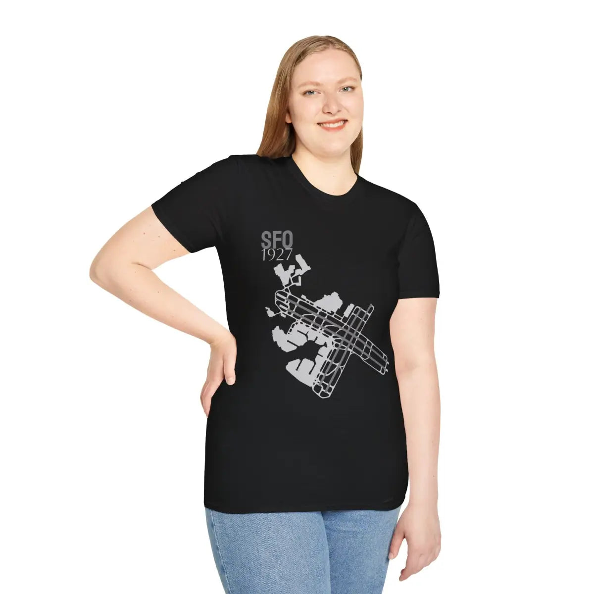 SFO San Francisco International - 1927 - Tee - T-Shirt - Gifts for pilots - Aviation apparel