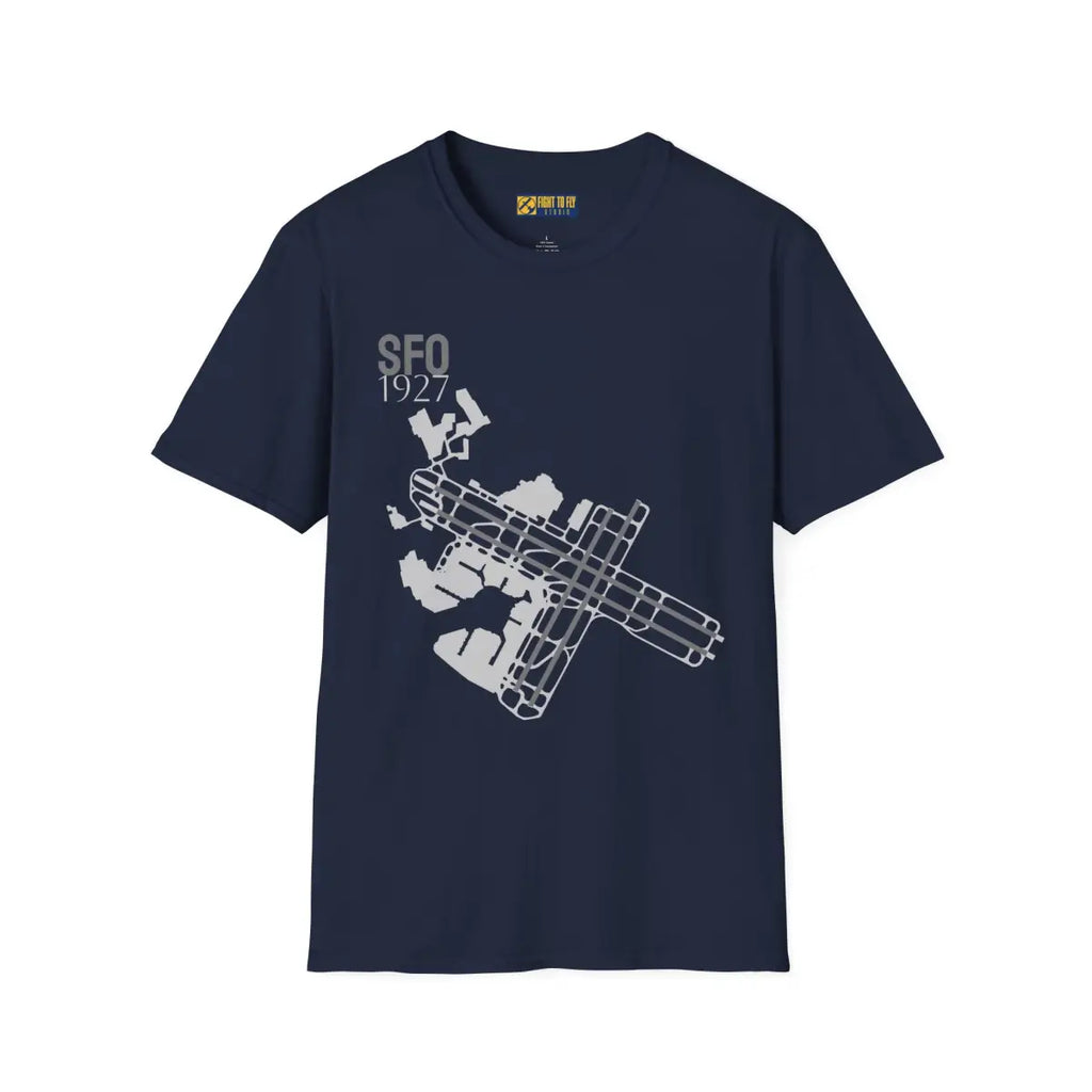 SFO San Francisco International - 1927 - Tee - T-Shirt - Gifts for pilots - Aviation apparel