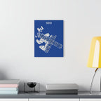 SFO - San Francisco International Acrylic Print - Home Decor - Pilot gifts - WWII warbird t-shirt