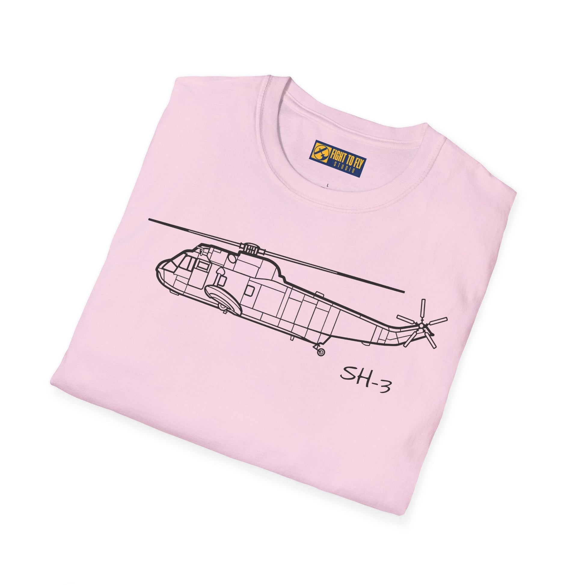 SH-3 T-Shirt – Sea King Anti-Submarine Helicopter Aviation Tee - Pilot gifts - WWII warbird t-shirt