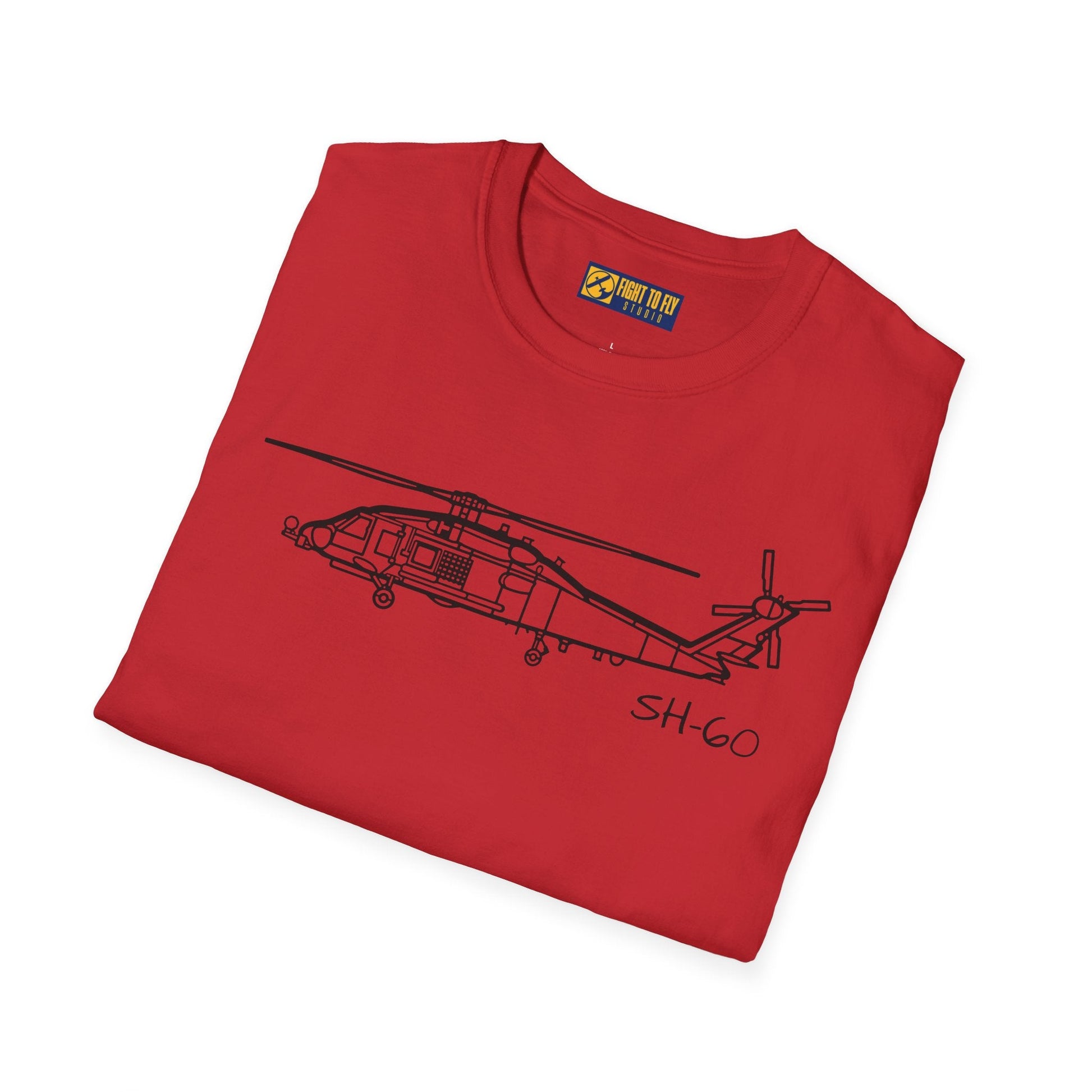 SH-60 T-Shirt – Seahawk Maritime Helicopter Aviation Tee - Pilot gifts - WWII warbird t-shirt