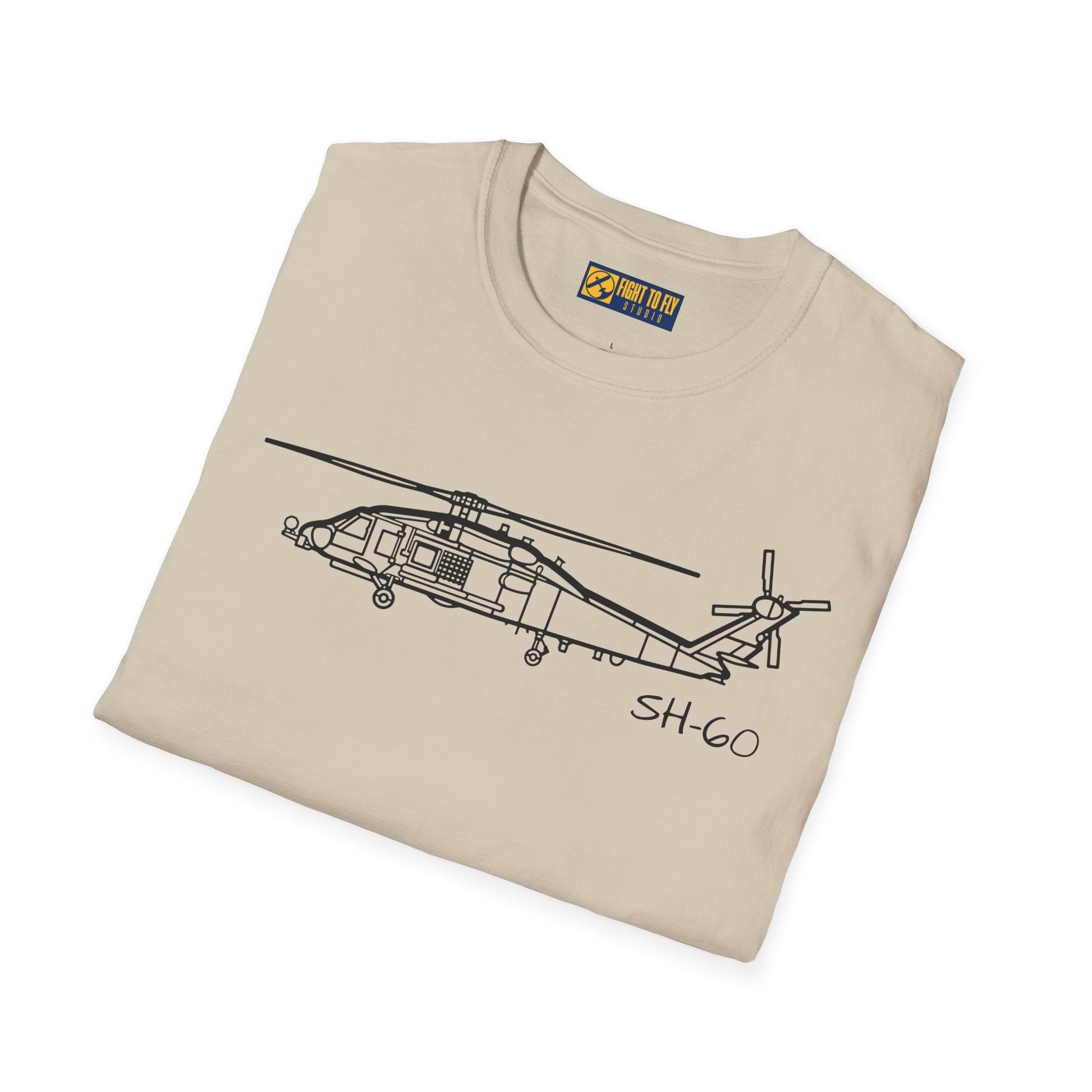 SH-60 T-Shirt – Seahawk Maritime Helicopter Aviation Tee - Pilot gifts - WWII warbird t-shirt