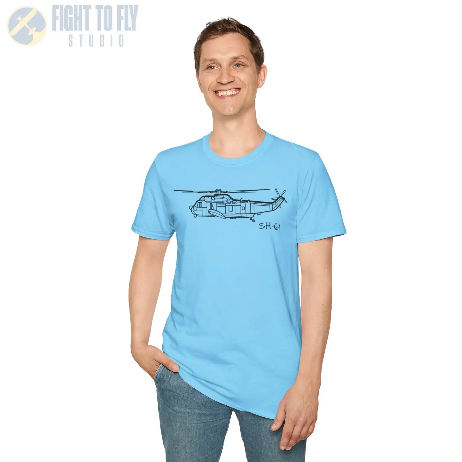 SH-61 Sea King T-Shirt - Pilot gifts - WWII warbird t-shirt