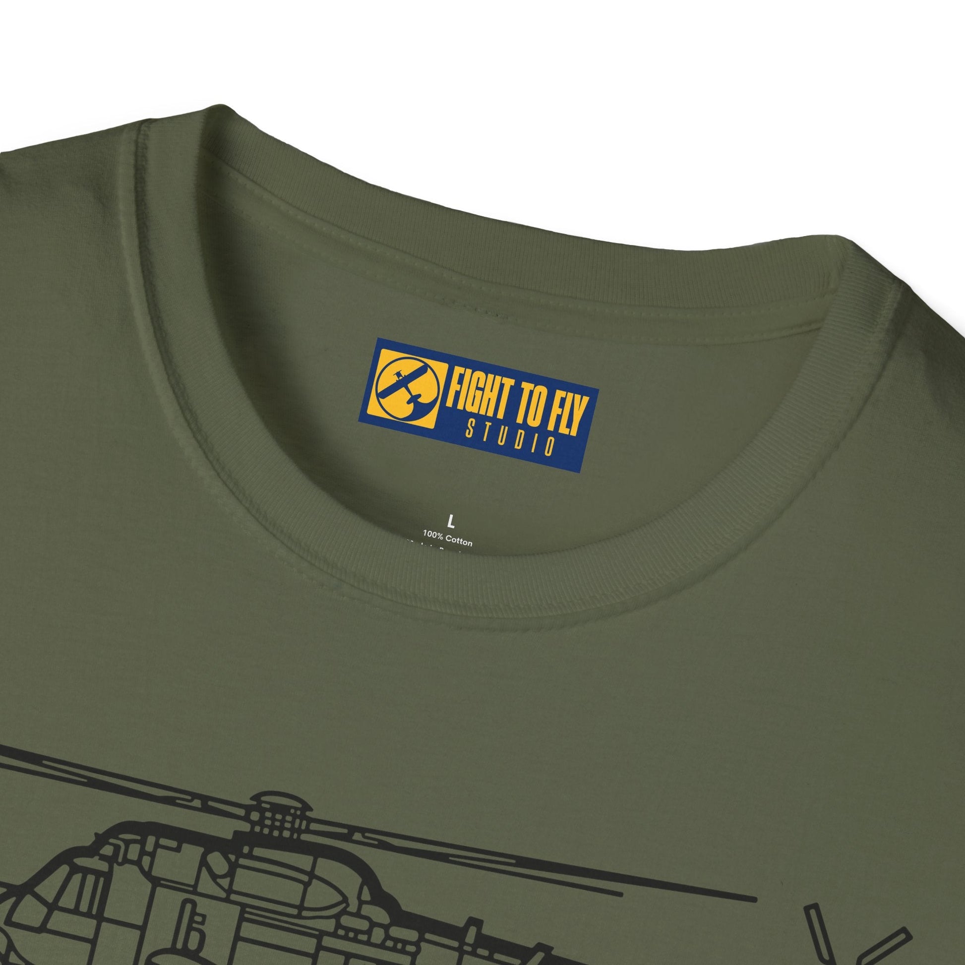 SH-61 T-Shirt – Naval Helicopter Aircraft Tee - Pilot gifts - WWII warbird t-shirt