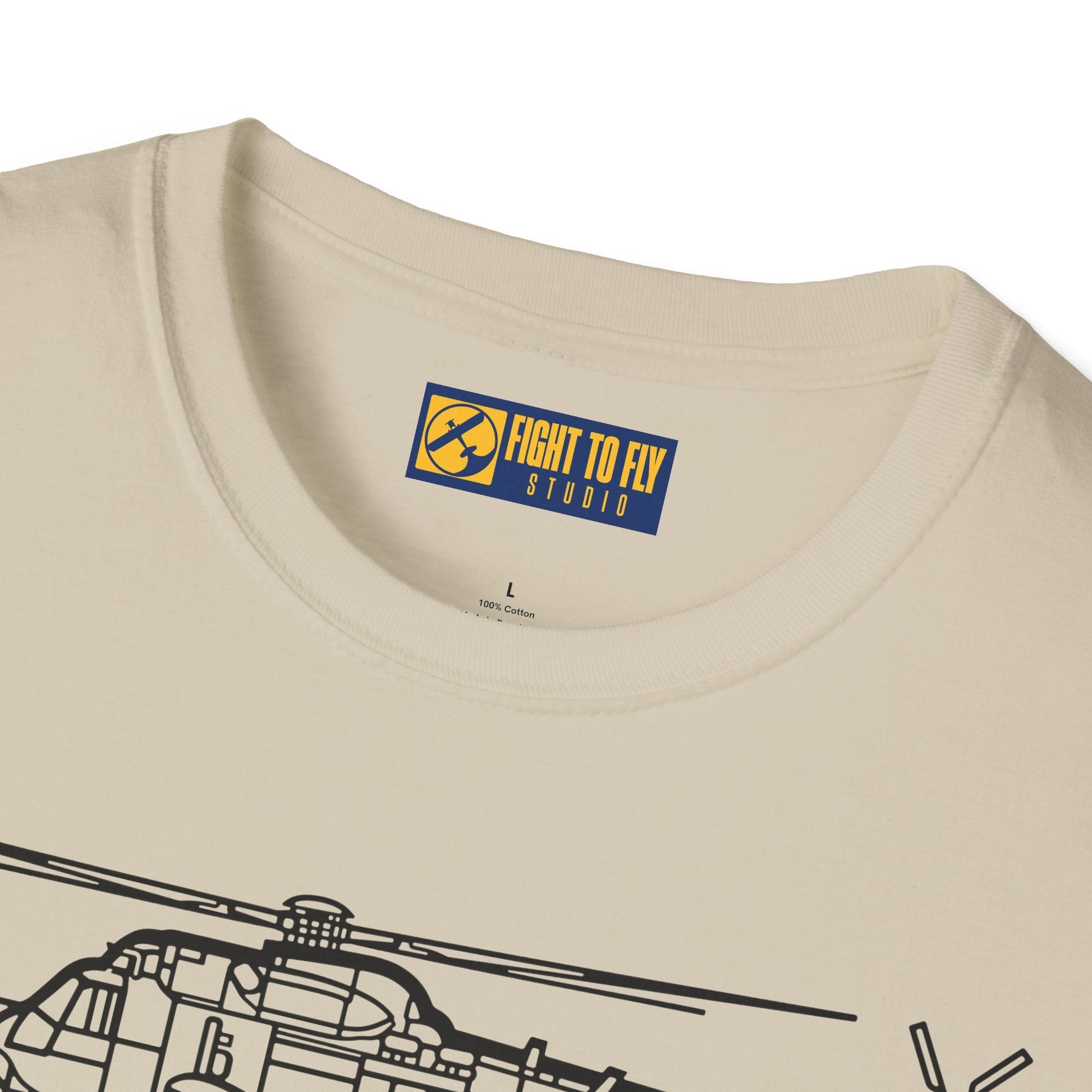 SH-61 T-Shirt – Naval Helicopter Aircraft Tee - Pilot gifts - WWII warbird t-shirt