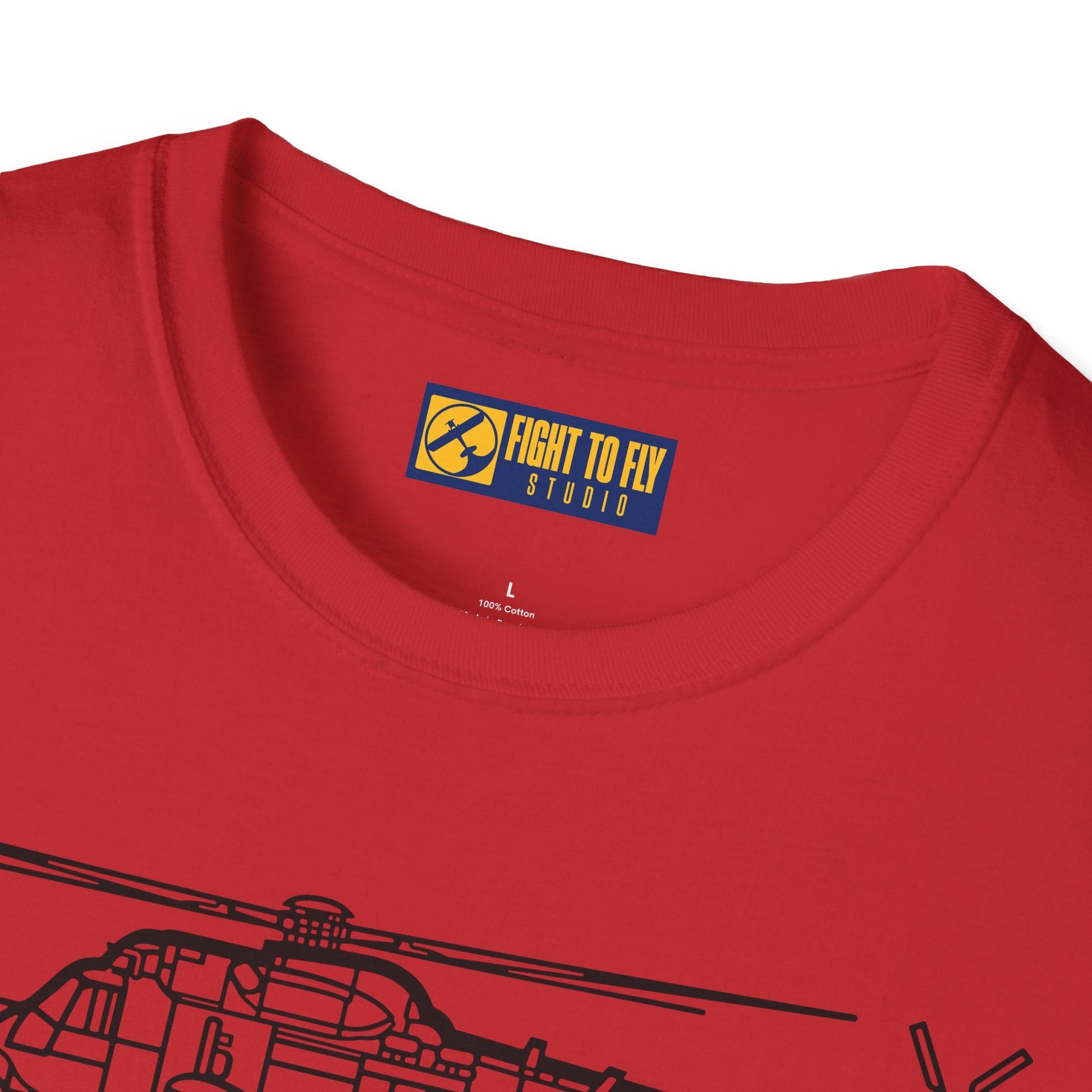 SH-61 T-Shirt – Naval Helicopter Aircraft Tee - Pilot gifts - WWII warbird t-shirt
