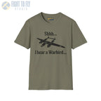 Shhh... I Hear a Warbird - P-38 - T-Shirt - Pilot gifts - WWII warbird t-shirt