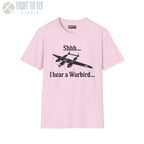 Shhh... I Hear a Warbird - P-38 - T-Shirt - Pilot gifts - WWII warbird t-shirt