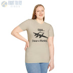 Shhh... I Hear a Warbird - P-38 - T-Shirt - Pilot gifts - WWII warbird t-shirt