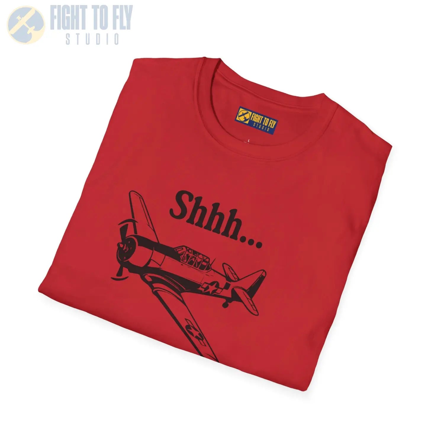 “Shhhh… I Hear a Texan” T-Shirt - Pilot gifts - WWII warbird t-shirt