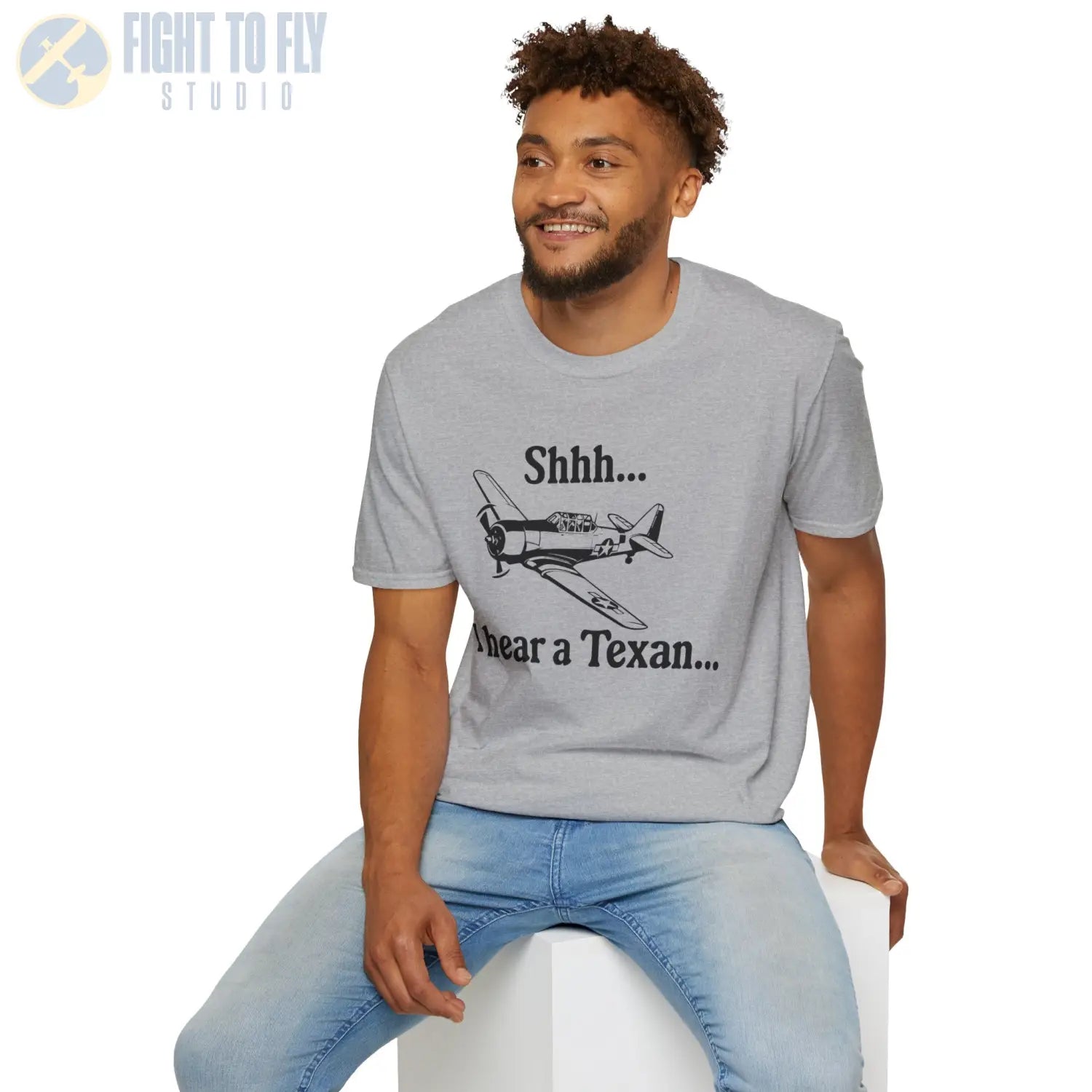 “Shhhh… I Hear a Texan” T-Shirt - Pilot gifts - WWII warbird t-shirt