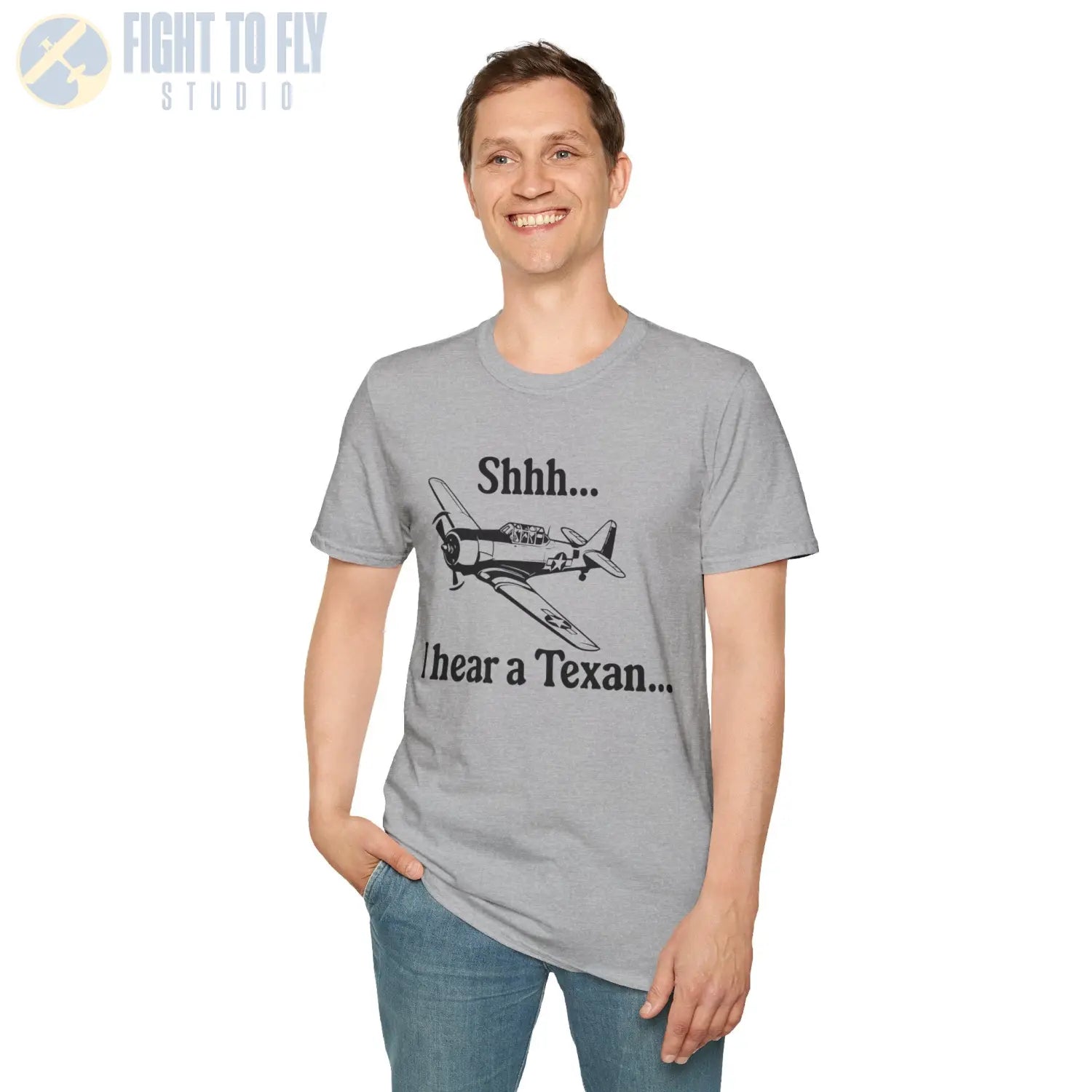 “Shhhh… I Hear a Texan” T-Shirt - Pilot gifts - WWII warbird t-shirt