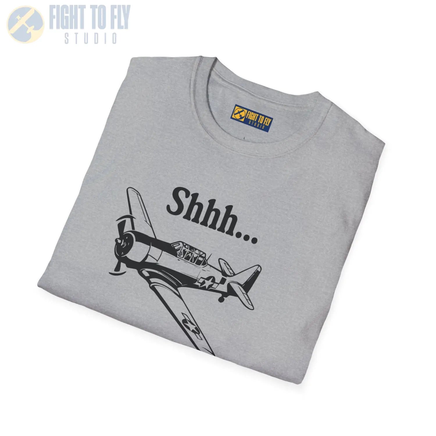 “Shhhh… I Hear a Texan” T-Shirt - Pilot gifts - WWII warbird t-shirt