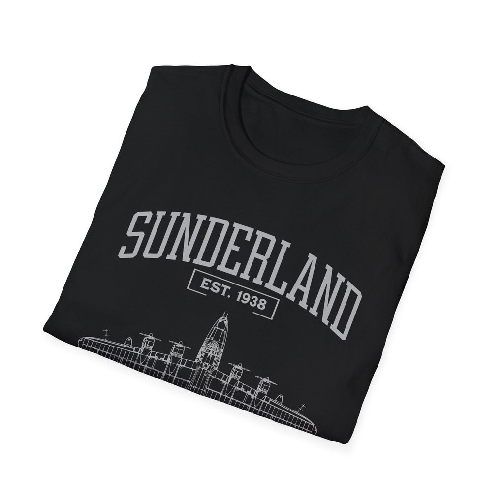 Short Sunderland Premium WWII T Shirt Pilot gifts warbird t shirt