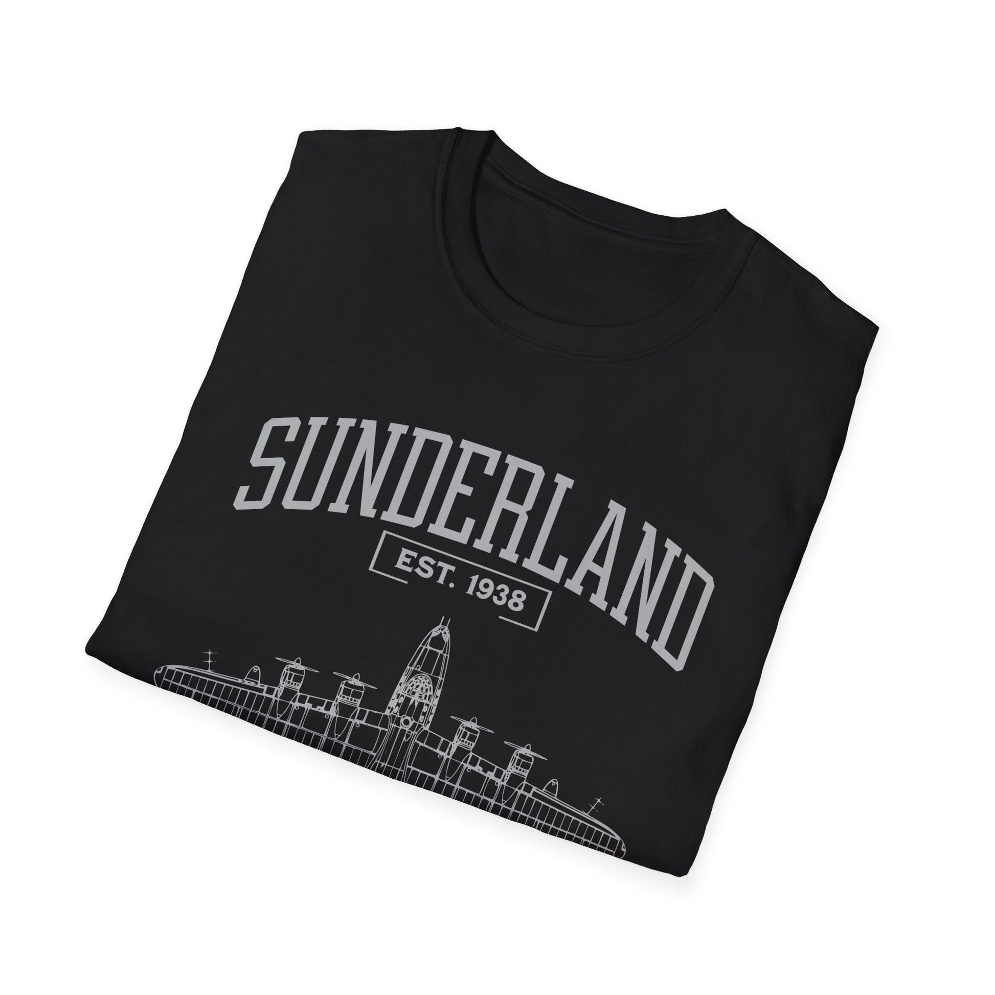 Short Sunderland Premium WWII T Shirt Pilot gifts warbird t shirt