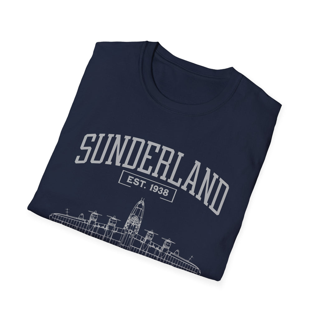 Short Sunderland Premium WWII T Shirt Pilot gifts warbird t shirt