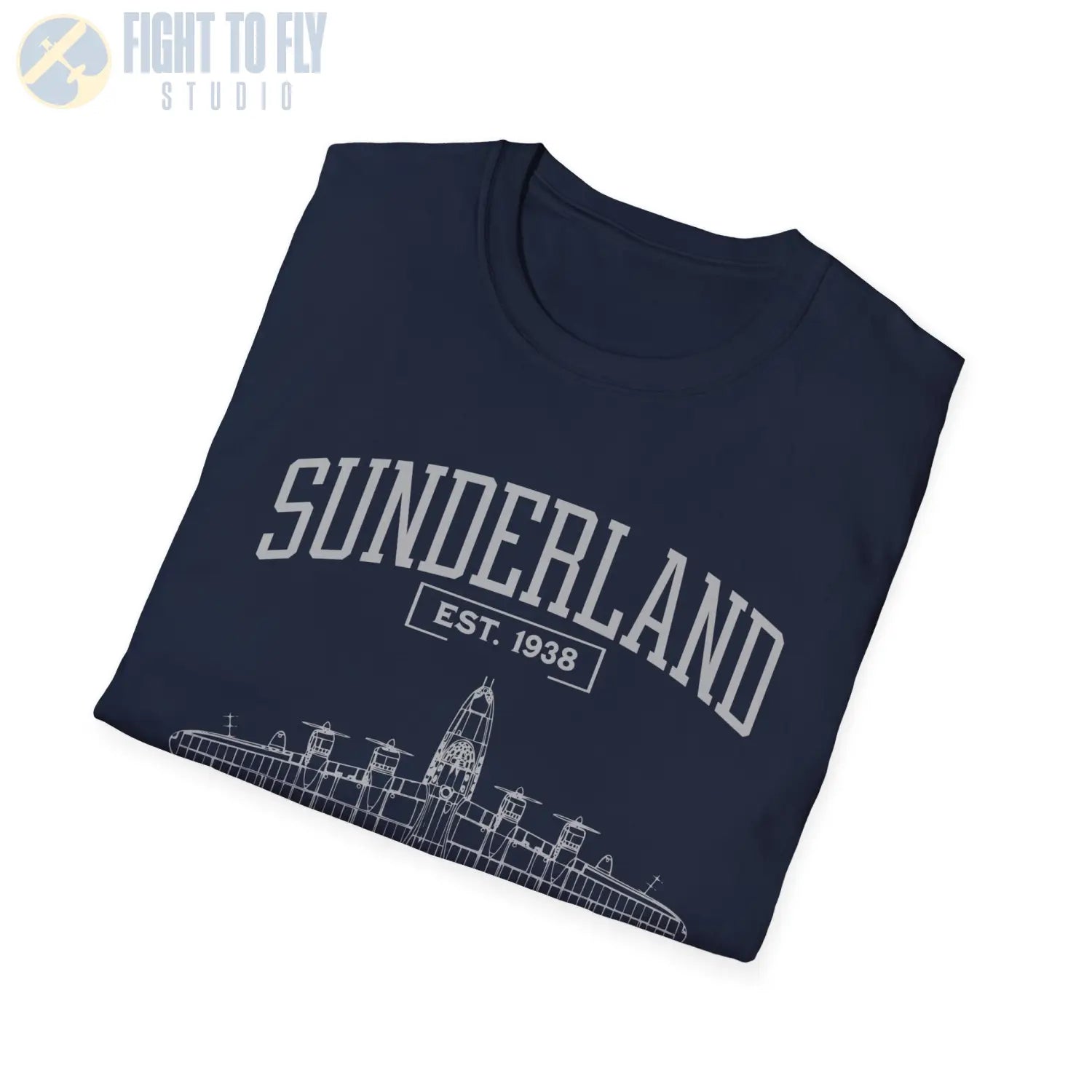Short Sunderland - T-Shirt - Pilot gifts - WWII warbird t-shirt