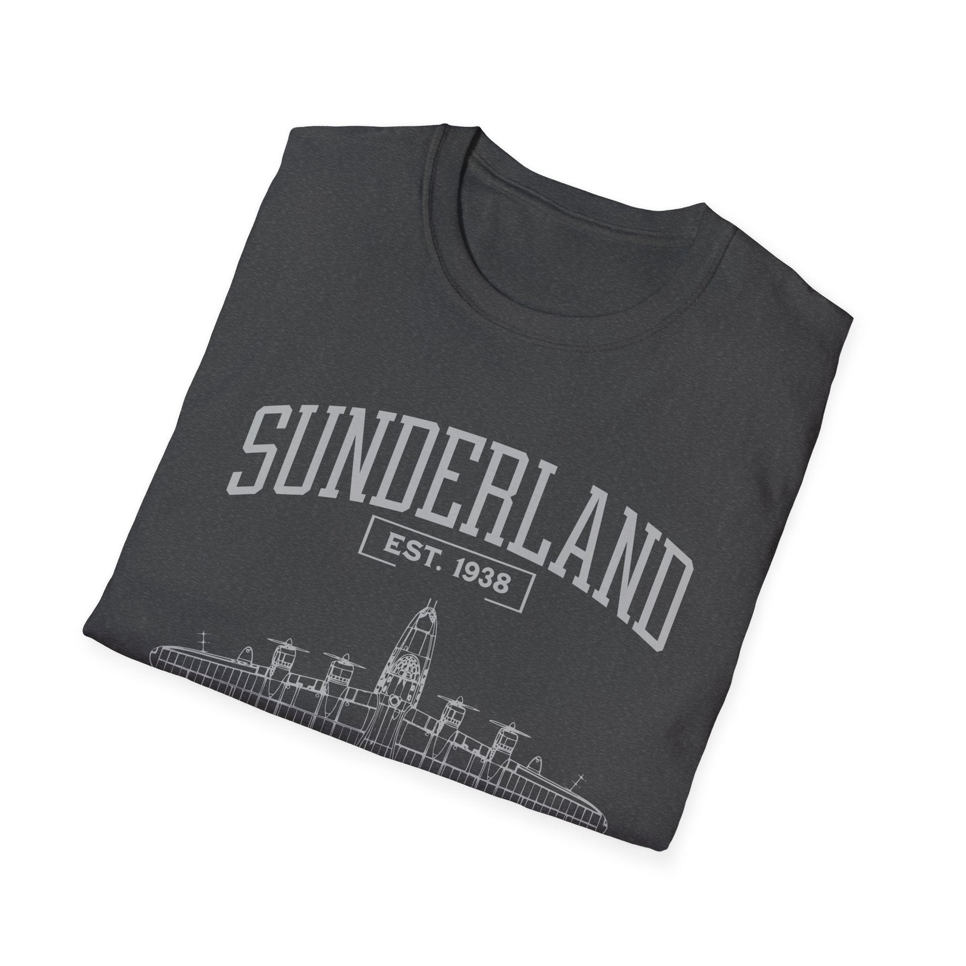 Short Sunderland Premium WWII T Shirt Pilot gifts warbird t shirt