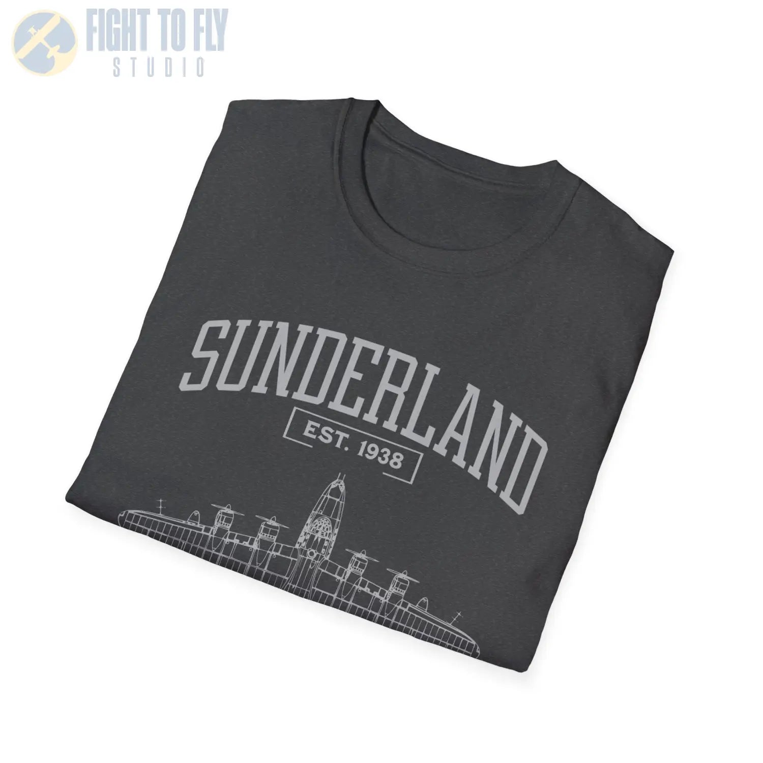 Short Sunderland - T-Shirt - Pilot gifts - WWII warbird t-shirt