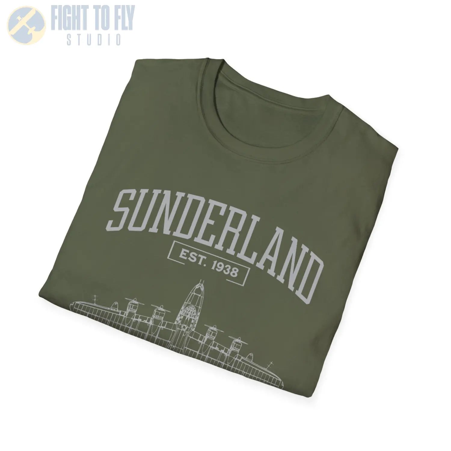 Short Sunderland - T-Shirt - Pilot gifts - WWII warbird t-shirt