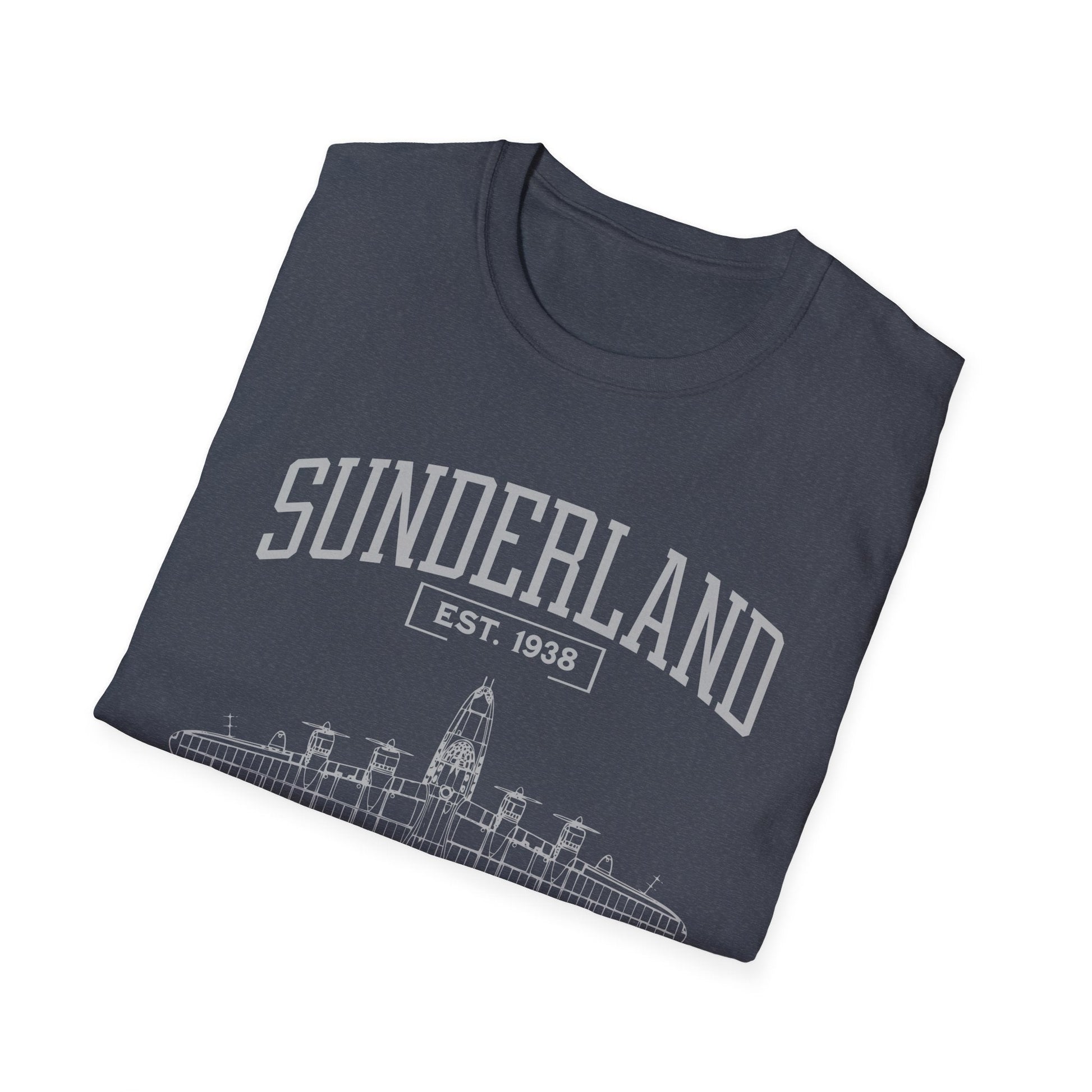 Short Sunderland Premium WWII T Shirt Pilot gifts warbird t shirt
