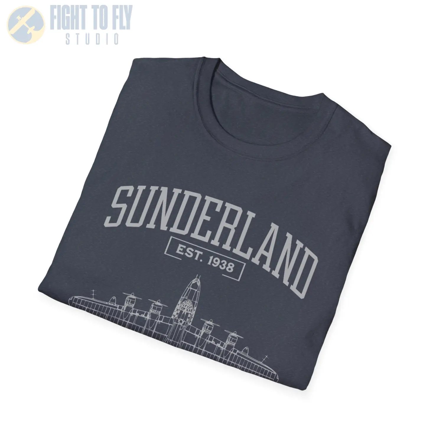 Short Sunderland - T-Shirt - Pilot gifts - WWII warbird t-shirt
