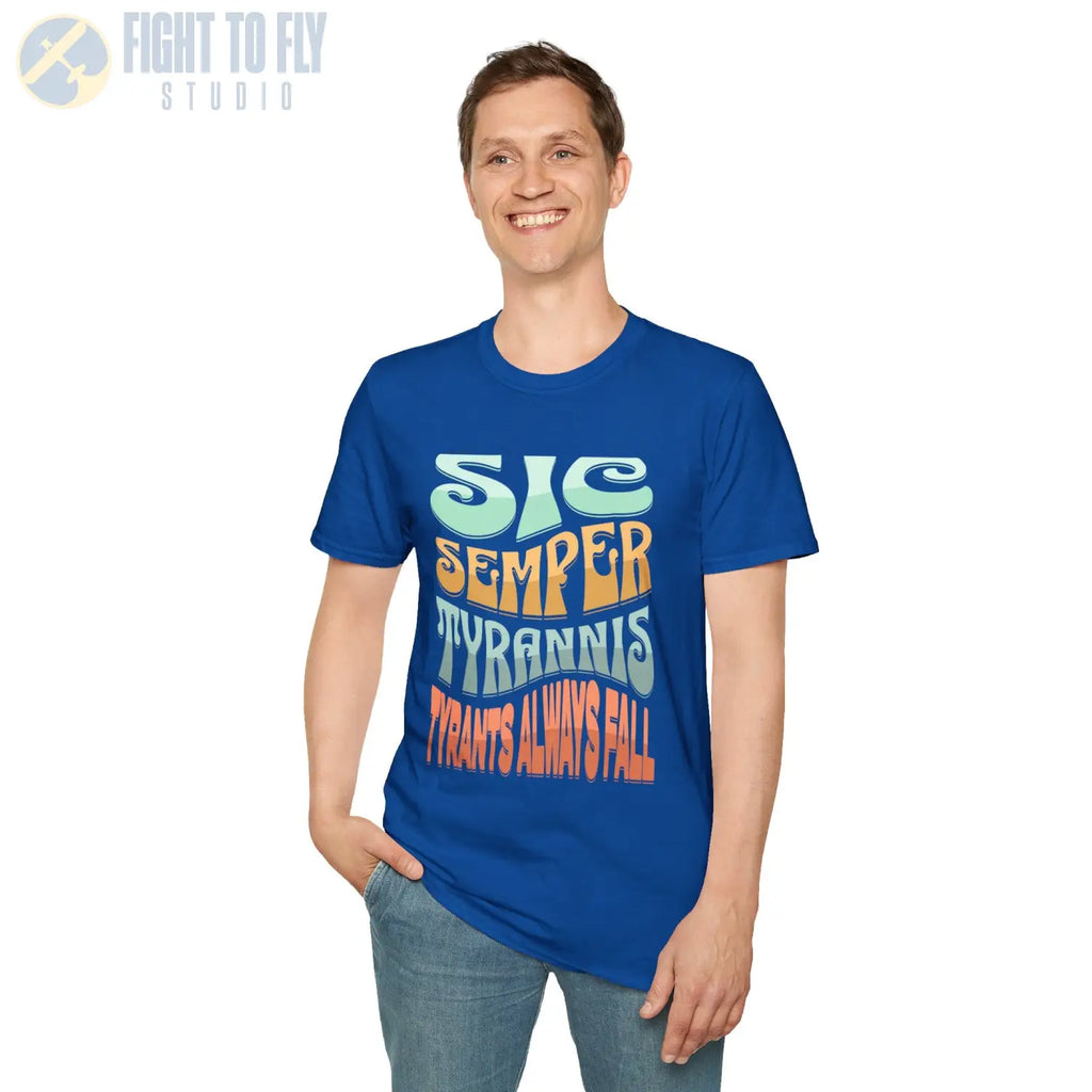 Sic Semper Tyrannis – Tyrants Always Fall - T-Shirt - Pilot gifts - WWII warbird t-shirt