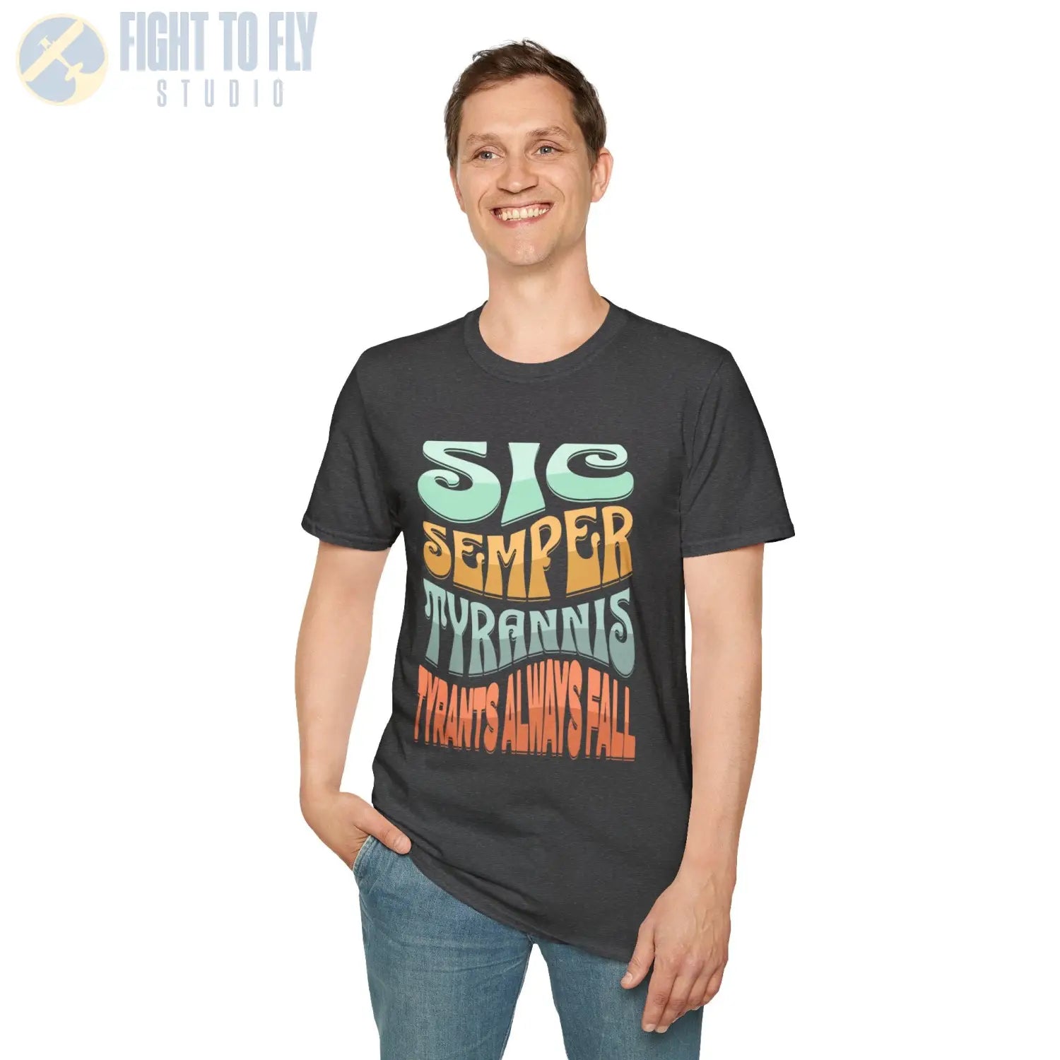 Sic Semper Tyrannis – Tyrants Always Fall - T-Shirt - Pilot gifts - WWII warbird t-shirt