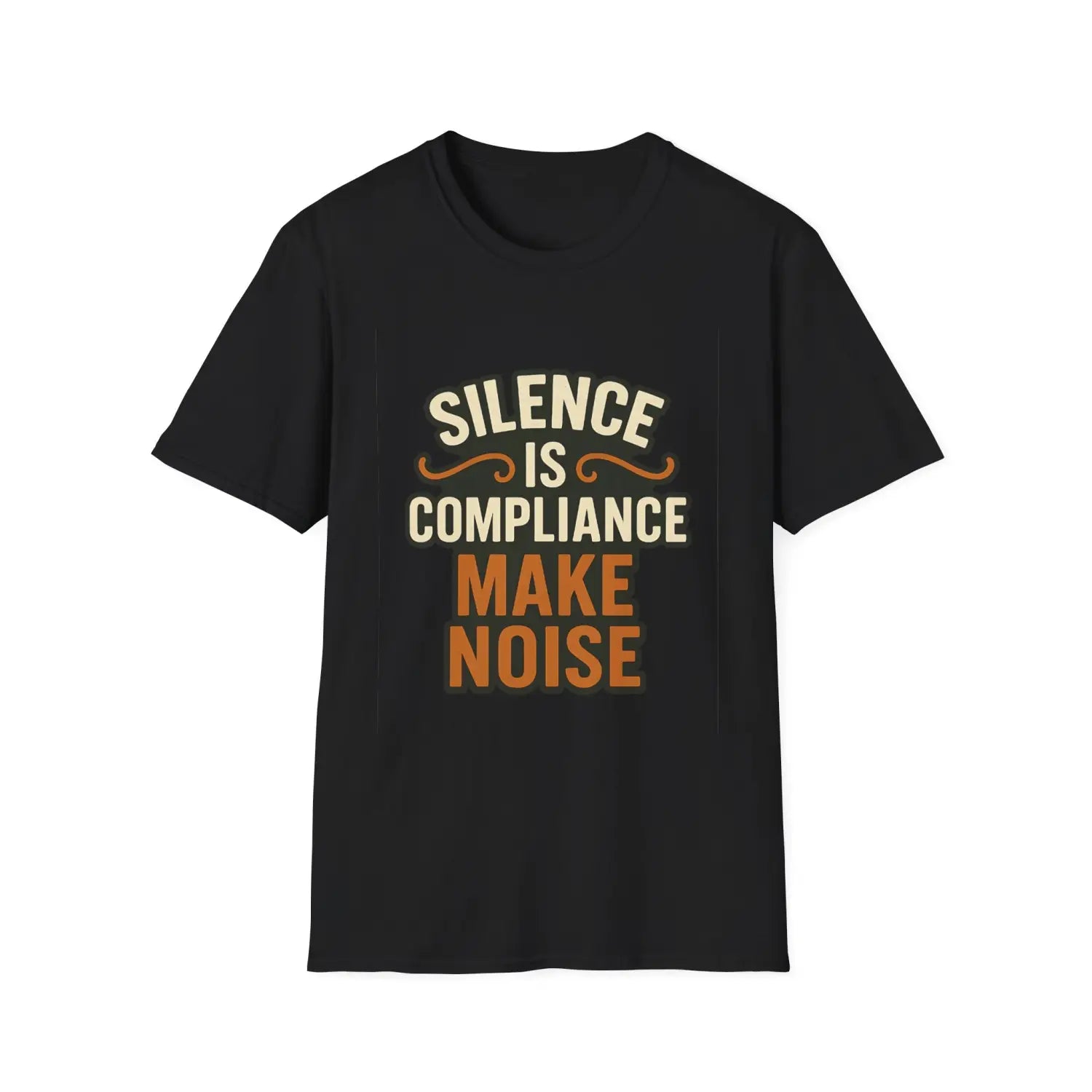 Silence Is Compliance – Make Noise Tee - T-Shirt - Pilot gifts - WWII warbird t-shirt