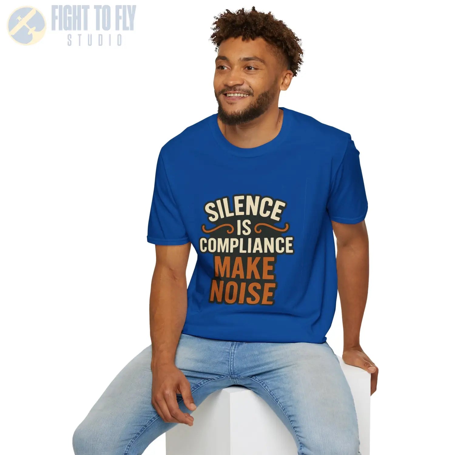Silence Is Compliance – Make Noise Tee - T-Shirt - Pilot gifts - WWII warbird t-shirt