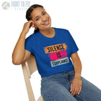 Silence Is Compliance - T-Shirt - Pilot gifts - WWII warbird t-shirt
