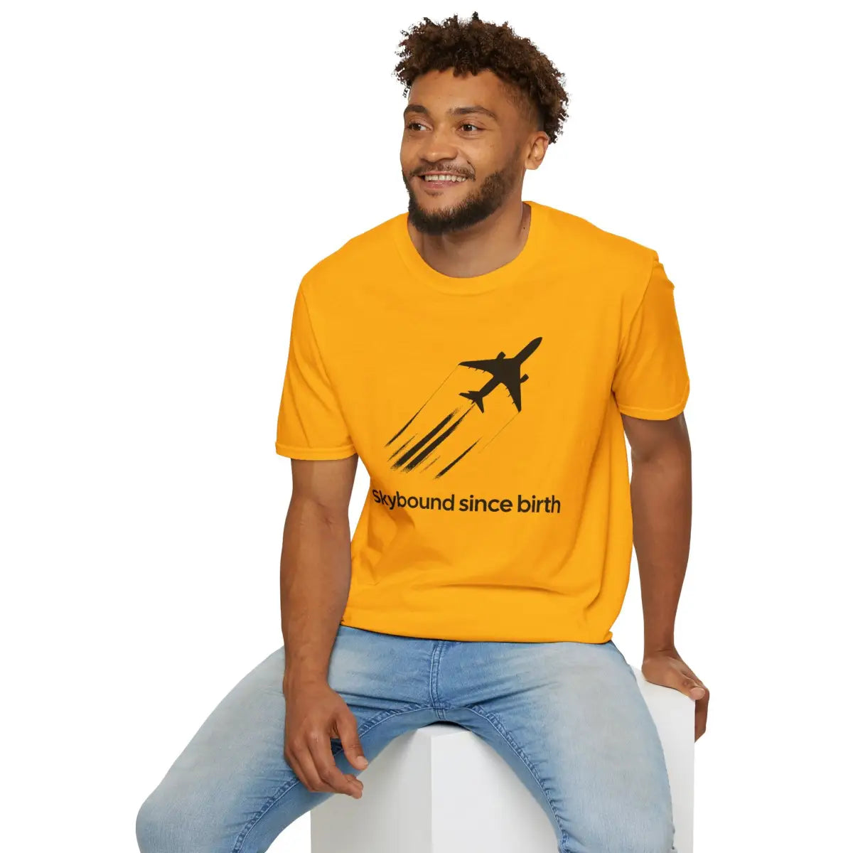 Skybound Since Birth - T-Shirt - Gifts for pilots - Aviation apparel
