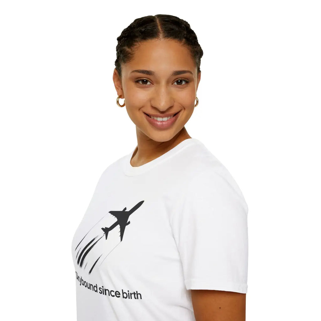 Skybound Since Birth - T-Shirt - Gifts for pilots - Aviation apparel