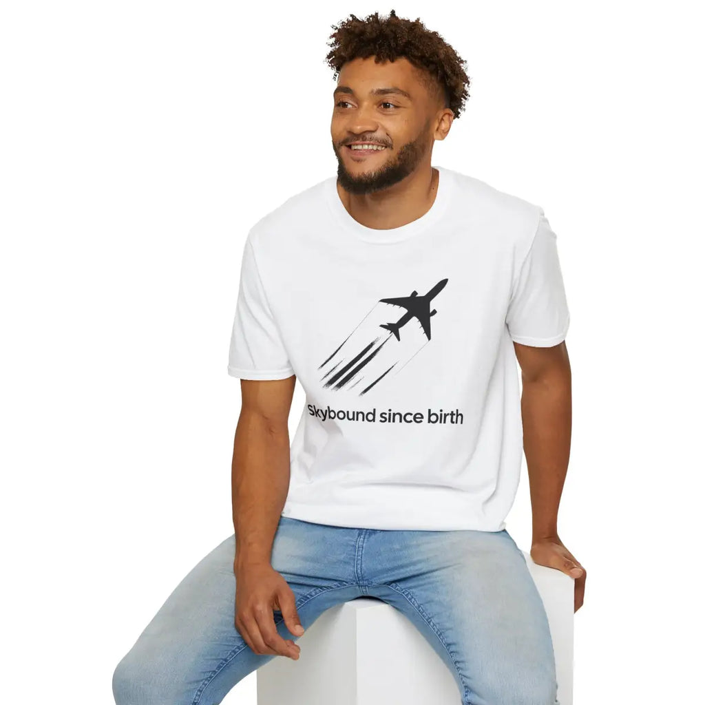 Skybound Since Birth - T-Shirt - Gifts for pilots - Aviation apparel