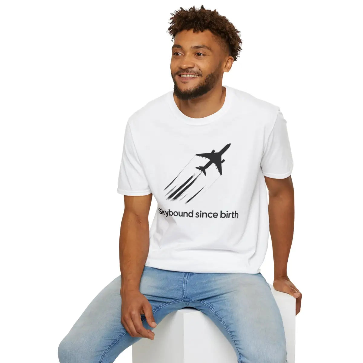 Skybound Since Birth - T-Shirt - Pilot gifts - WWII warbird t-shirt