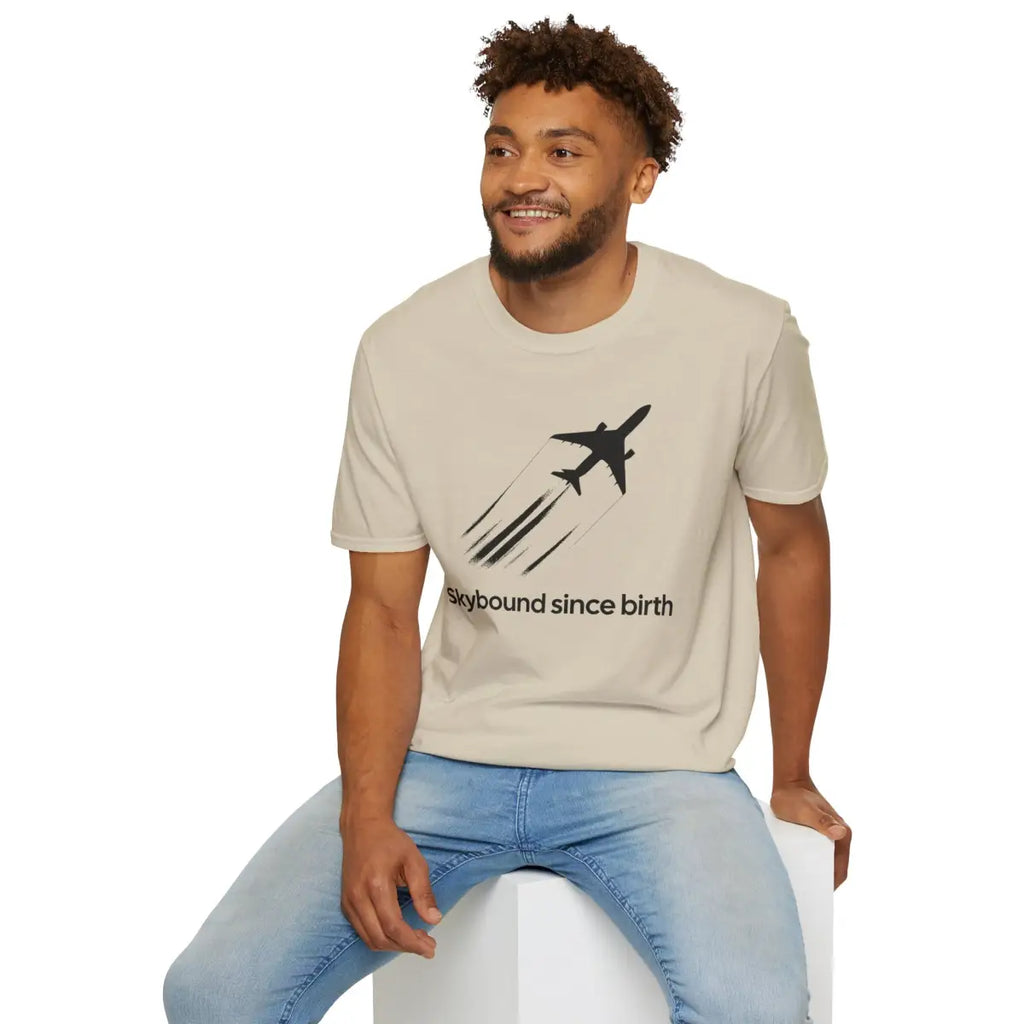Skybound Since Birth - T-Shirt - Gifts for pilots - Aviation apparel