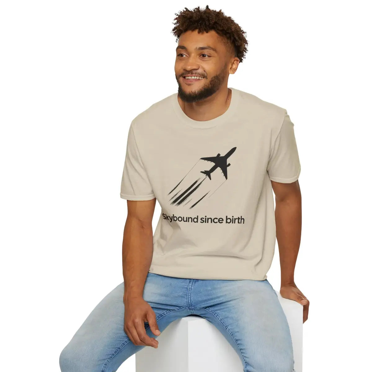 Skybound Since Birth - T-Shirt - Pilot gifts - WWII warbird t-shirt