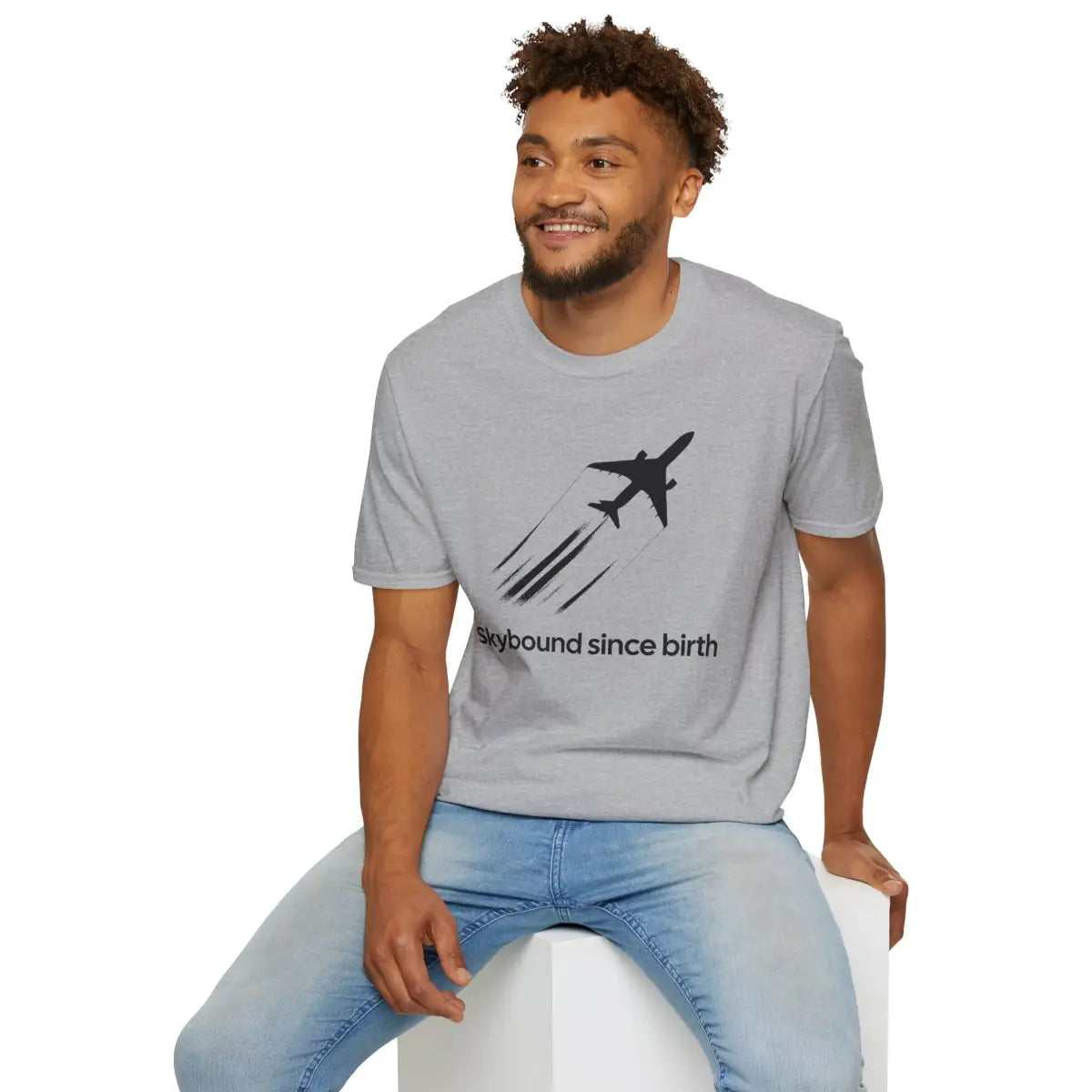 Skybound Since Birth - T-Shirt - Pilot gifts - WWII warbird t-shirt