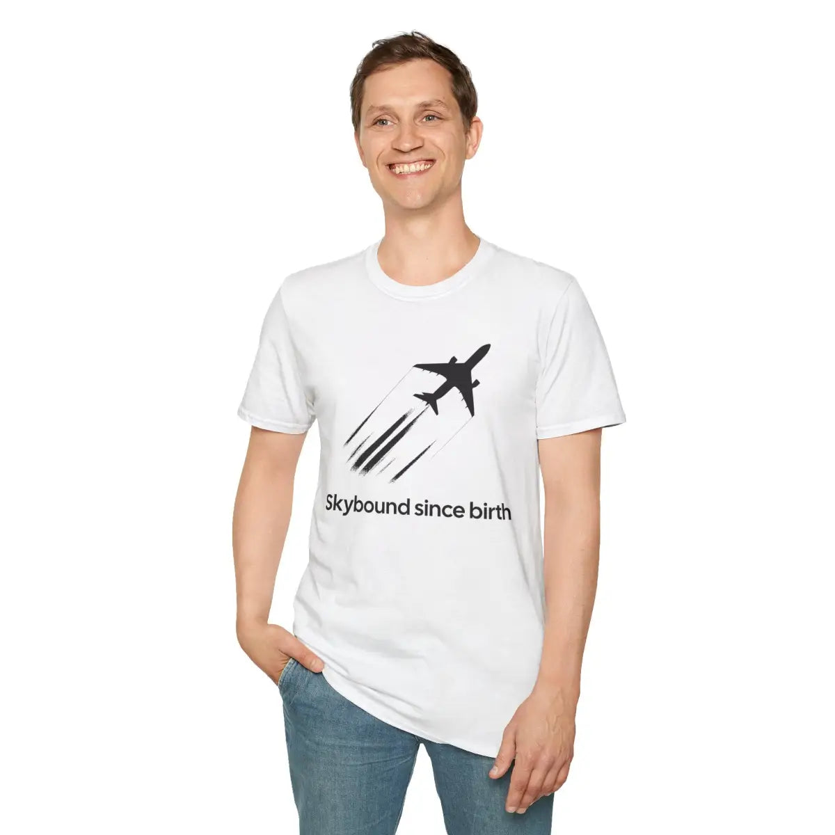 Skybound Since Birth - T-Shirt - Pilot gifts - WWII warbird t-shirt