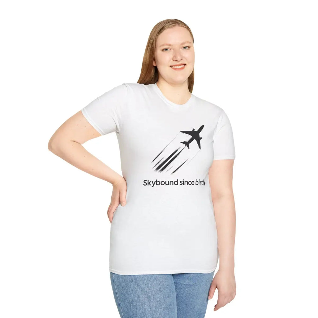 Skybound Since Birth - T-Shirt - Gifts for pilots - Aviation apparel