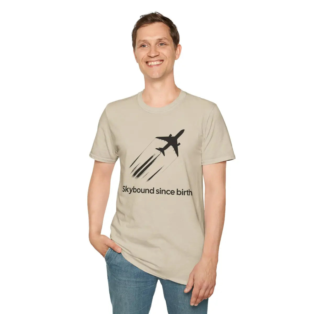 Skybound Since Birth - T-Shirt - Pilot gifts - WWII warbird t-shirt