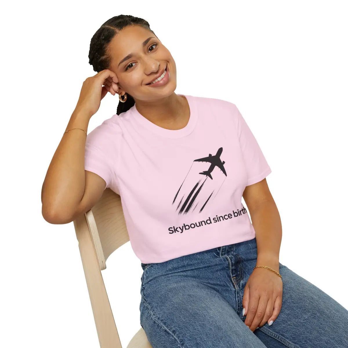 Skybound Since Birth - T-Shirt - Pilot gifts - WWII warbird t-shirt