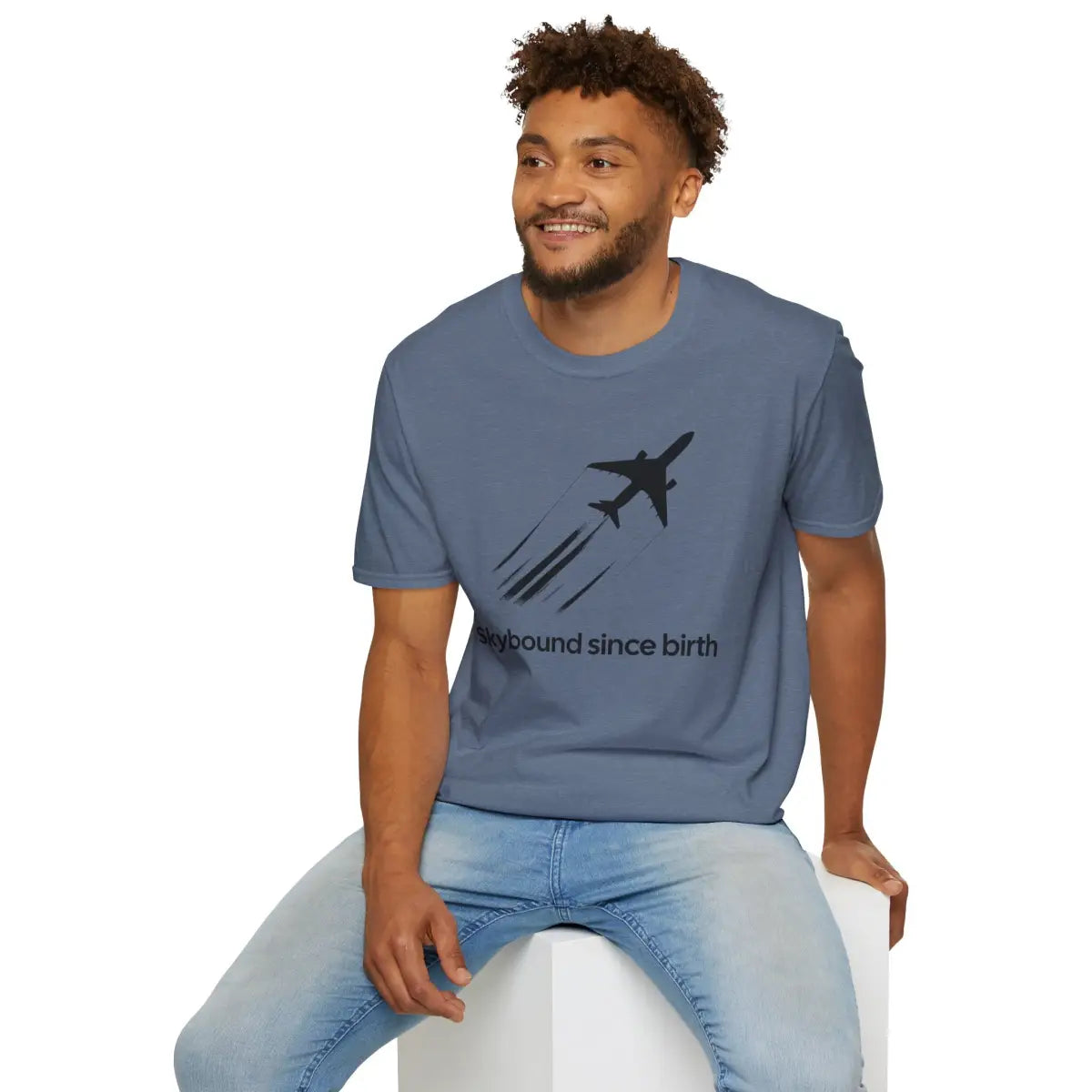 Skybound Since Birth - T-Shirt - Gifts for pilots - Aviation apparel