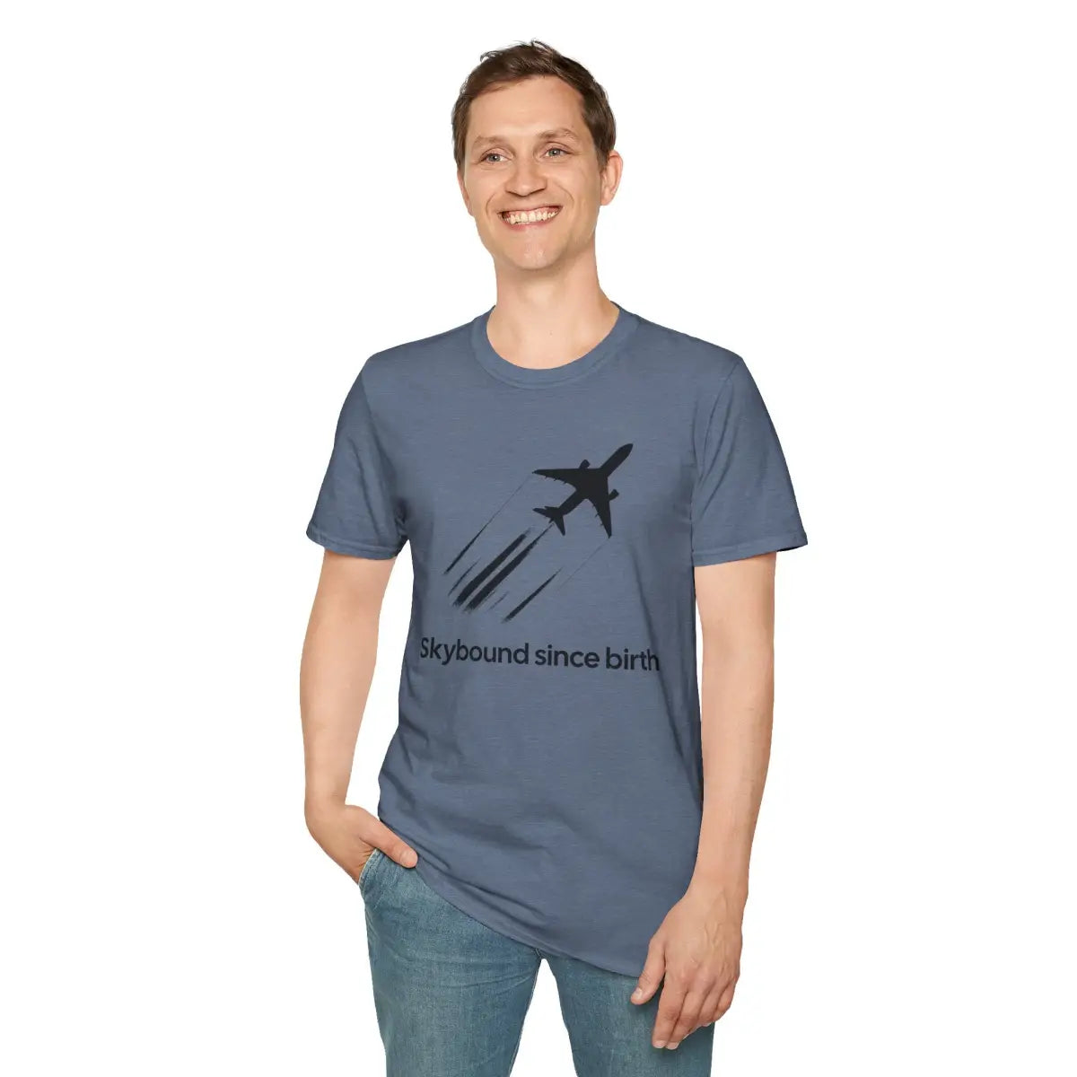 Skybound Since Birth - T-Shirt - Pilot gifts - WWII warbird t-shirt