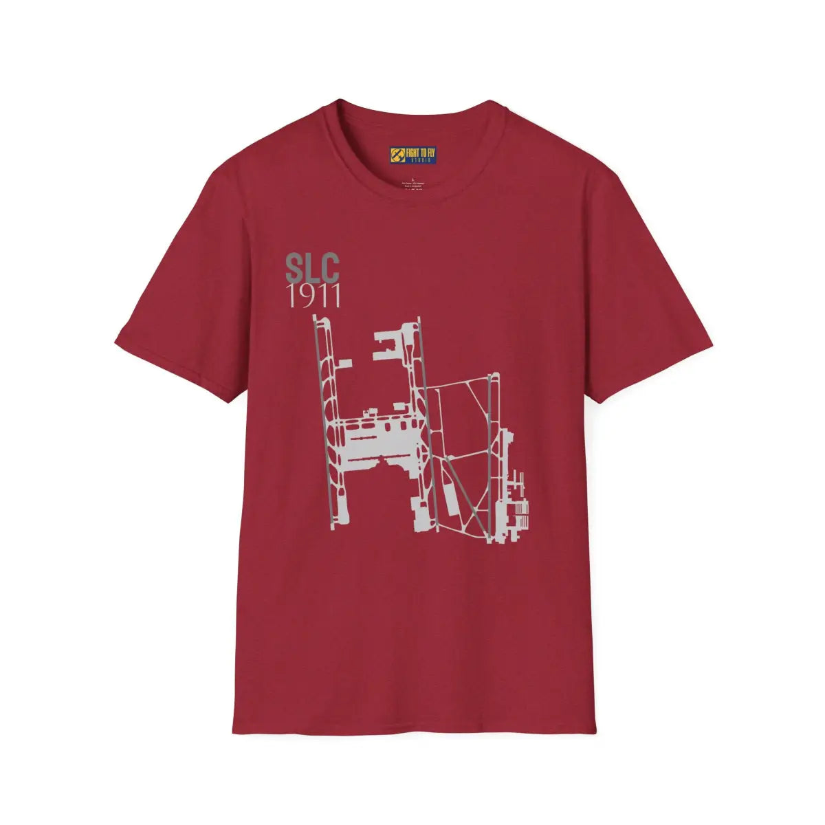 SLC Salt Lake City International - 1911 - Tee - T-Shirt - Gifts for pilots - Aviation apparel