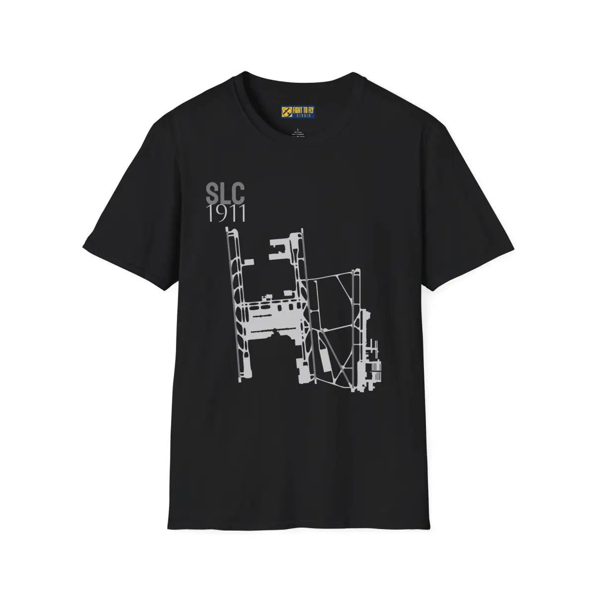 SLC Salt Lake City International - 1911 - Tee - T-Shirt - Gifts for pilots - Aviation apparel
