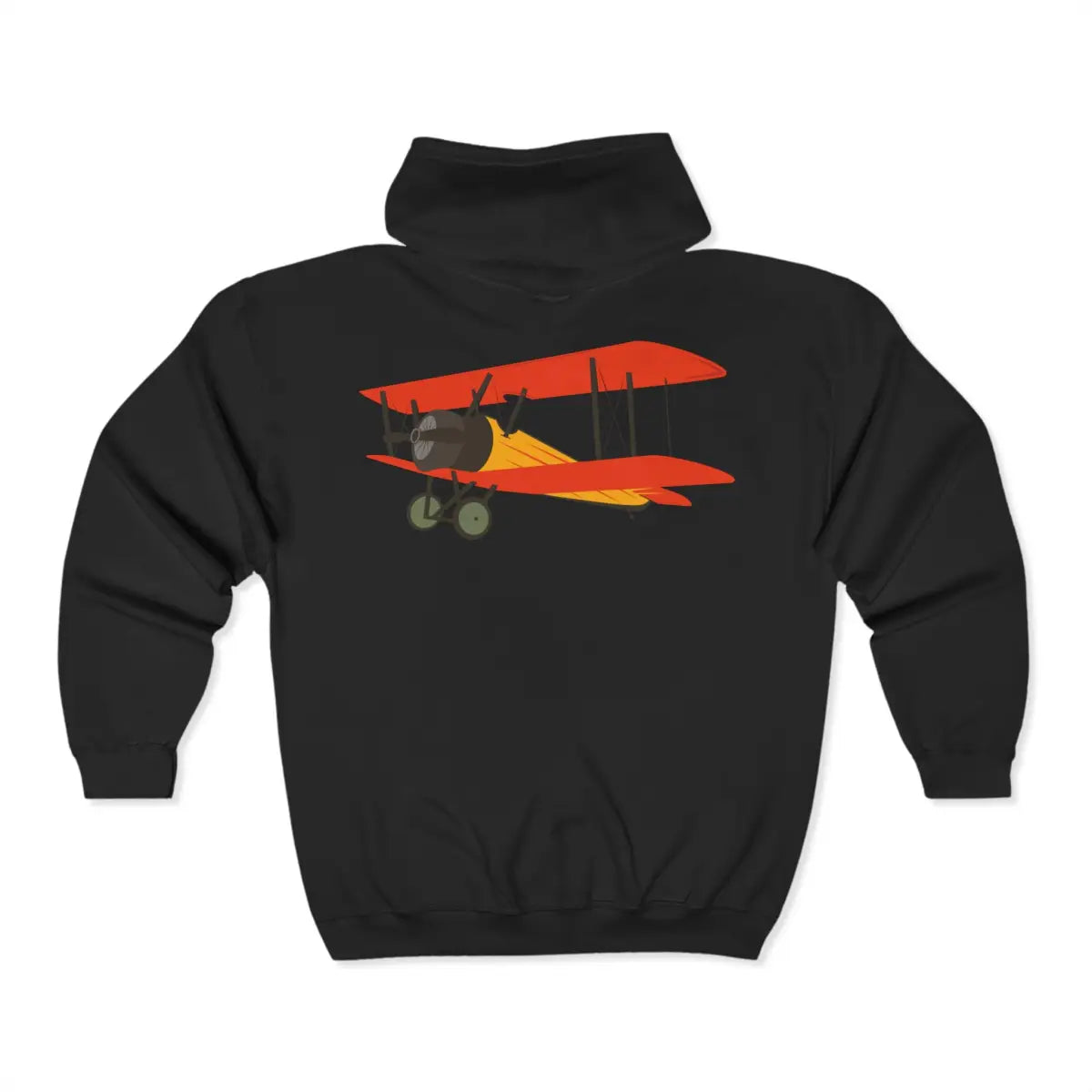 Sopwith Camel Full Zip Hoodie - Gifts for pilots - Aviation apparel