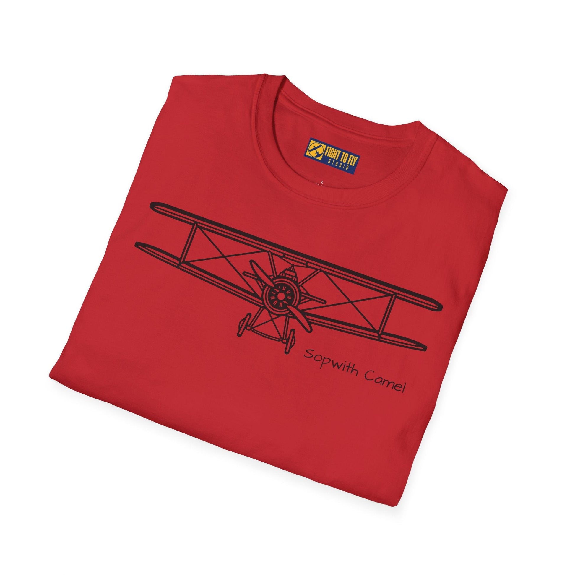 Sopwith Camel T-Shirt – WWI Fighter Aircraft Aviation Tee - Gifts for pilots - apparel